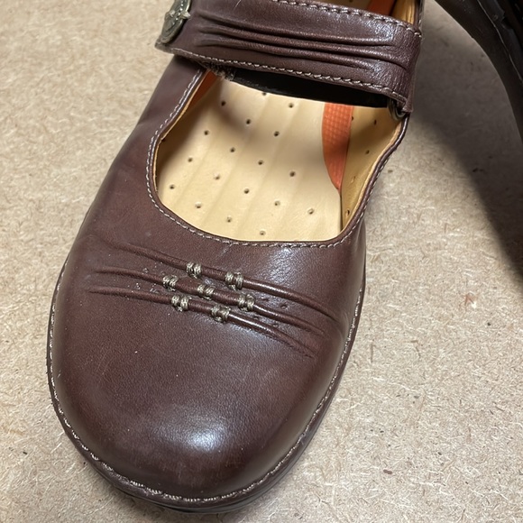 Clarks Unstructured Casual Mary Jane Loafers Shoes Size 7.5 M brown - Picture 14 of 17